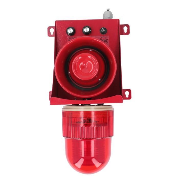 Alarme Industrielle BJ-1K Haute Décibels - Sirène 12V 24V 220V Son Sauvetage Incendie Buzzer