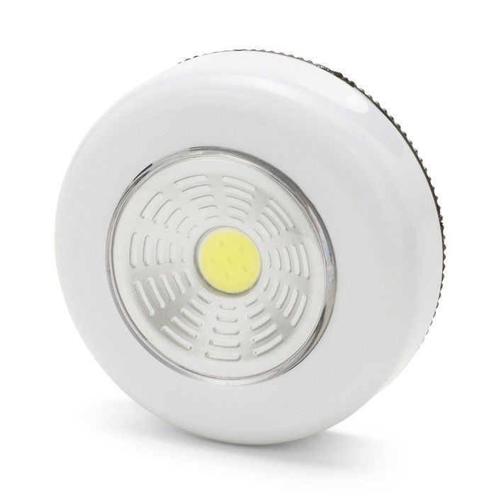 Eclairage De Meuble - Mini lampe push light 3 LED à piles Eclairage De Meuble - Mini lampe push light 3 LED à piles