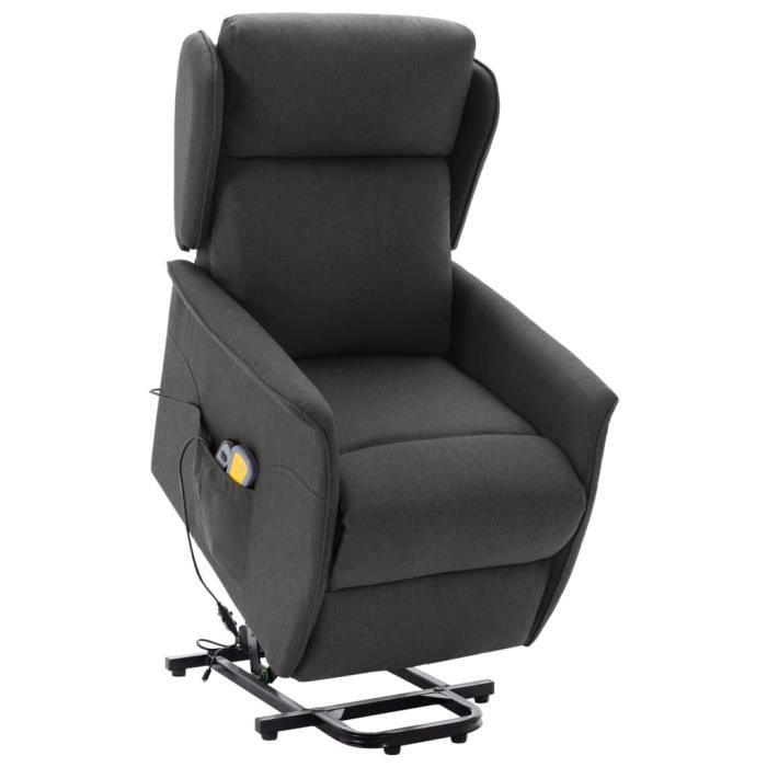 Fauteuil Relax Électrique Baldiflex – Inclinable Avec Rehausseur Et Télécommande – Tissu Flora, Couleur Mango