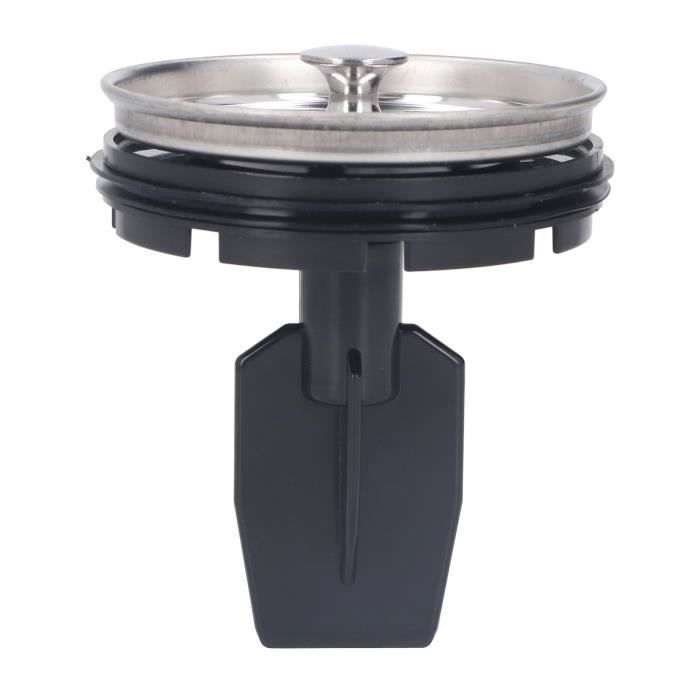 Passoire à évier Concave Noire – Universelle Pour Broyeur De Déchets, 3,25 Pouces