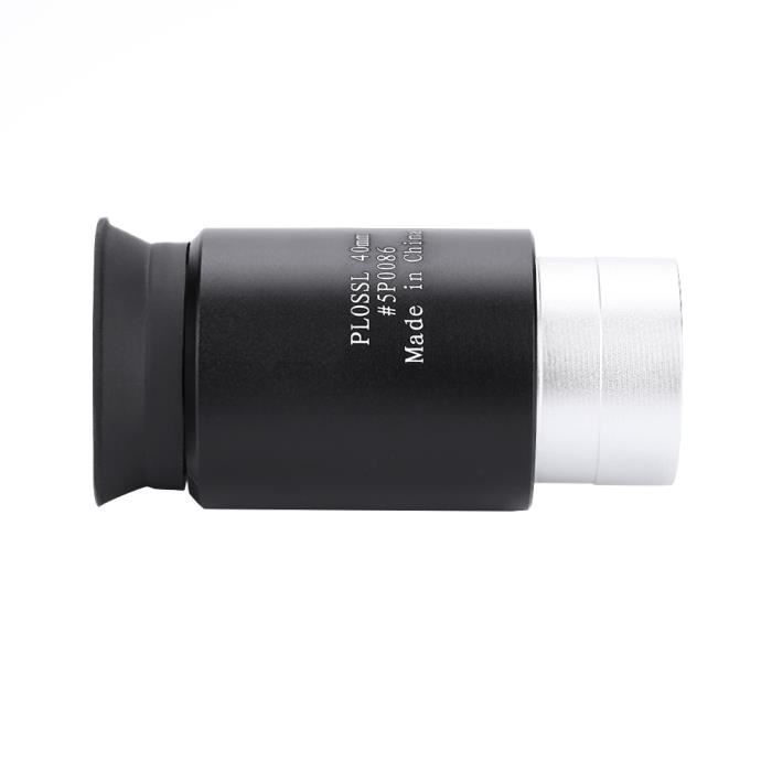 Oculaire Télescope Plossl 4mm 1,25" - Champ Large 52°, 4 éléments, Filetage Filtre Et Capuchons Anti-poussière