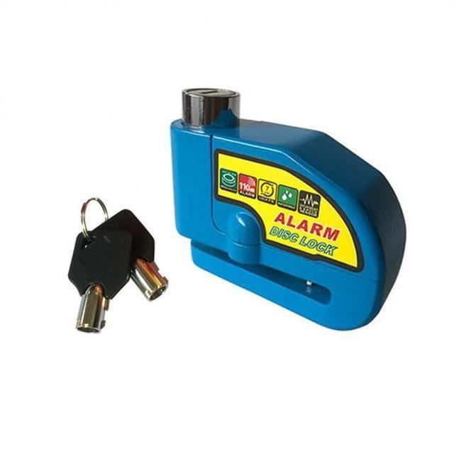 Serrure'alarme de vélo avec télécommande universelle, Anti vol, Anti