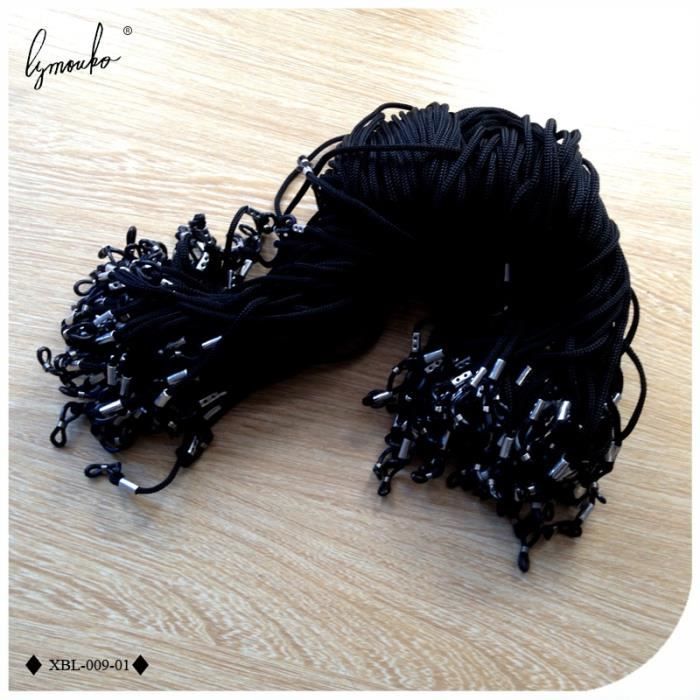 Set De 40 Connecteurs De Chaîne Pour Lunettes Réglables, Support De Dimension, Noir Et Argent, Uxcell