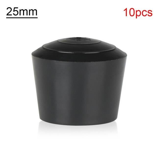 SOLUSTRE 2 Curseurs Repose-Pieds Inclinables – Fixations Universelles Pour Chaise De Jeu & Bureau – Noir