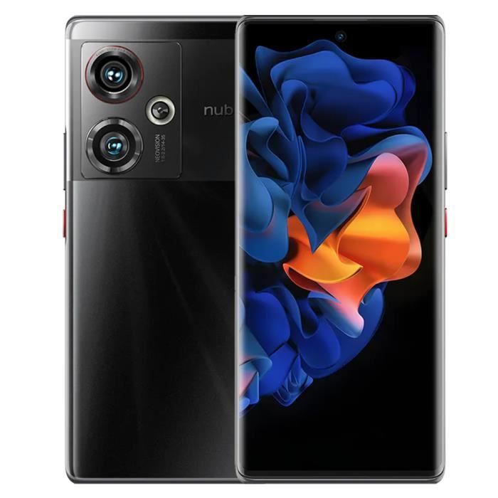 ZTE Nubia Z50 5G 12Go 512Go Noir 6.67” AMOLED 144Hz Qualcomm Snapdragon 8 Gen 2 5000mAh Charge rapide 80W Smartphone
