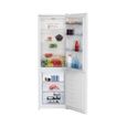 Réfrigérateur combiné pose-libre BEKO RCSA270K30SN - 2 Portes réversibles - Capacité 262 L (175+87) - L54 cm - Gris acier-1