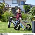 HyperMotion Draisienne Bois pour Enfant  Charge Max 35 Kg - Vélo d'Equilibre avec Siège Réglable - Léger 2,2kg - Roues 12" - Bleue-1