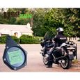 Ugozen Porte Vignette Moto, Support De Vignette Crit air ou Assurance Etanche Noir pour Moto-1