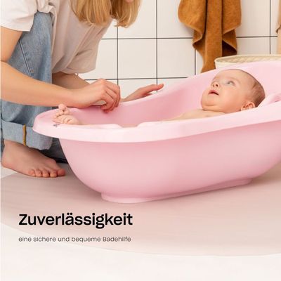 Support de bain bébé, accessoires de bain de baignoire moulé doux pliable  pour le bain nouveau-né bébé (rose)[641] - Cdiscount Puériculture & Eveil  bébé