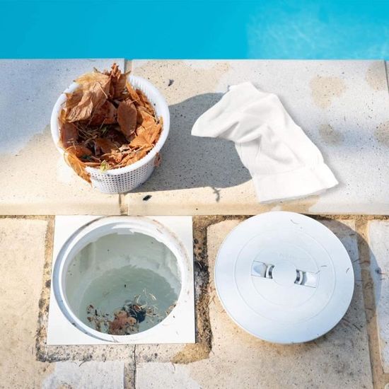 Calzini Skimmer Piscina, Tencoz Pacco da 20 Skimmer Piscina, Super Elastico Pool Skimmer per Cestello Skimmer, Calzini da Skimmer per Piscina in Nylon Riutilizzabile per filtrare Foglie, Capelli