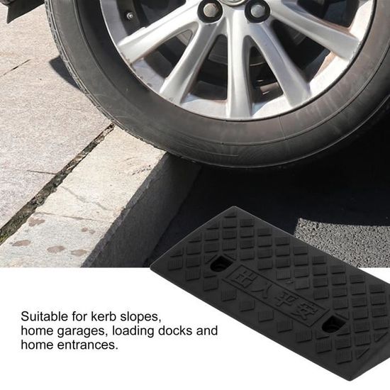 Rampe De Trottoir Antidérapante Pour Tondeuse, Voiture, Moto - Portable Et Solide