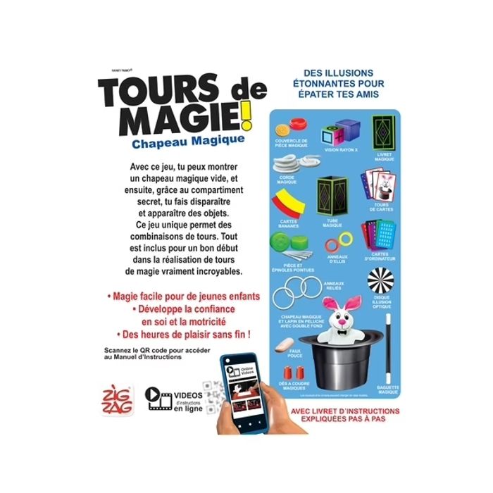 Boîte Magique Tour De Magie - Accessoire Magicien Débutant - Transformation Boule Rouge En Bleue - Kit Interactif Amusant Pour Petits Et Grands - 14