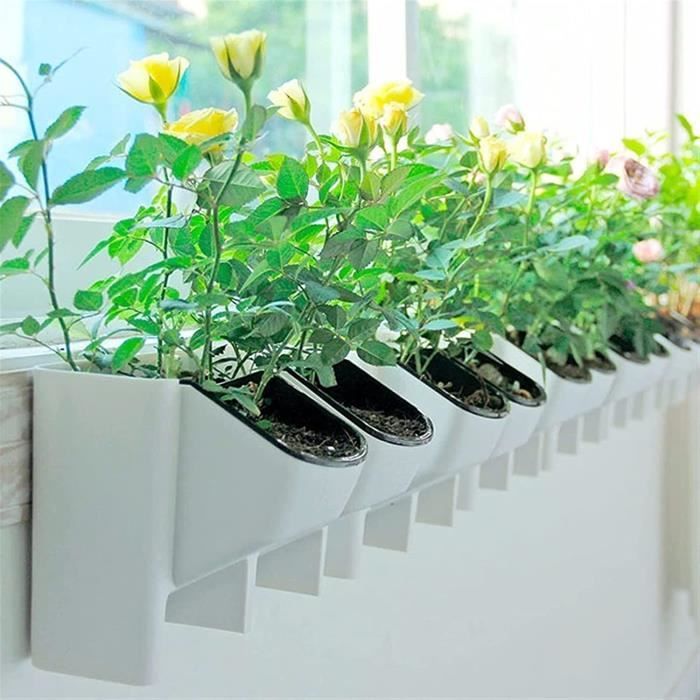 72 poches vert mur Fleurs en feutre à suspendre sacs sac croissance Plante intérieur extérieur
