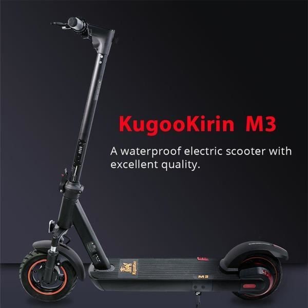 Trottinette électrique Adulte Pliable - KUGOO KIRIN M4 PRO - Vitesse  maximale 48KM-H Charge Maximale 150KG Batterie : 500W 18AH - Cdiscount Sport