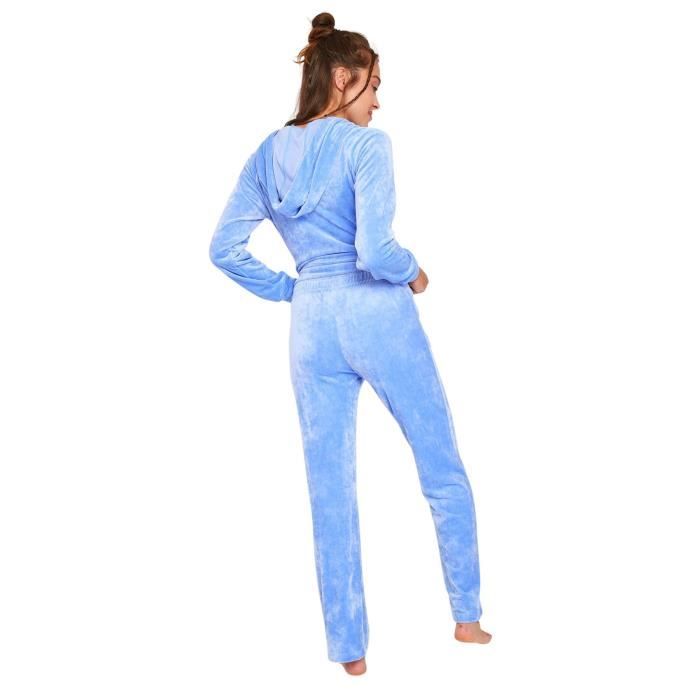 Jogging femme velour on sale