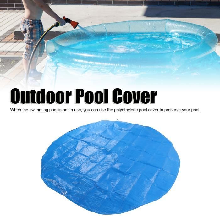Housse De Piscine Rond Pour Chien - Bâche Anti-UV, Anti-Poussière, Imperméable - Jardin, Balcon