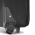 MONZANA® Set de 5 valises Noir Trolley souple Set de sacs de voyage Trousse de toilette Sac à bandoulière Set de voyage Vanity-2