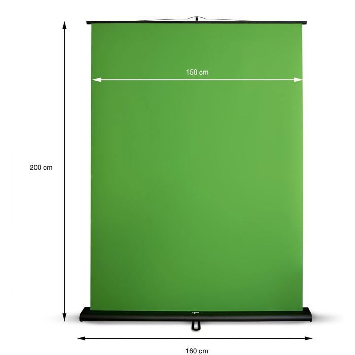 scourse® Écran de fond vert portable 56 pouces pour studio photo vidéo