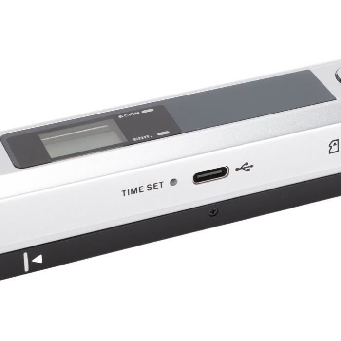 Mxzzand Scanner portable Scanner portatif A4, 300, 600, 900DPI