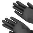 Tbest Gants de mécanicien 10 paires de gants de travail enduits de PU antistatiques Kit d'accessoires de travail de sécurité (7S)-3