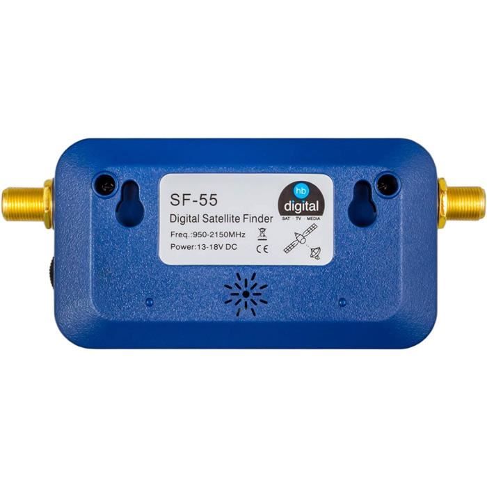 SATFINDER Digitale HB Con LCD, Bussola E Segnale Acustico – Per Allineamento Antenna Satellitare Con Cavo F E Istruzioni In Tedesco