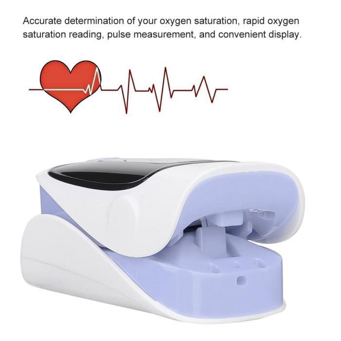Portable Mini Moniteur de saturation en oxygène sanguin, détecteur de  saturation en oxygène à domicile Gem Blood Oxygen Meter Moniteur de taux de