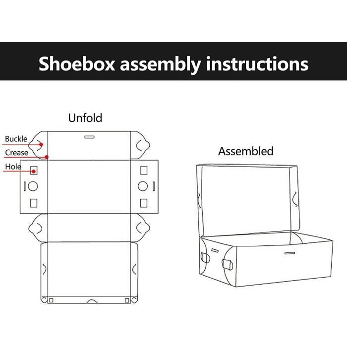 Boîtes à Chaussures Transparentes Empilables - Lot De 3, Plastique Pliable, Rangement Gain De Place
