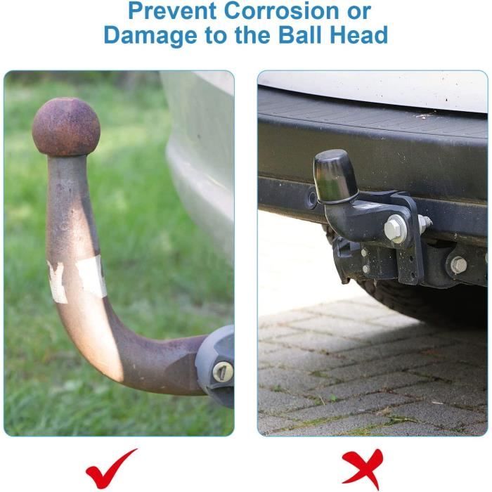 Protection protege attelage cache boule voiture avec anneau