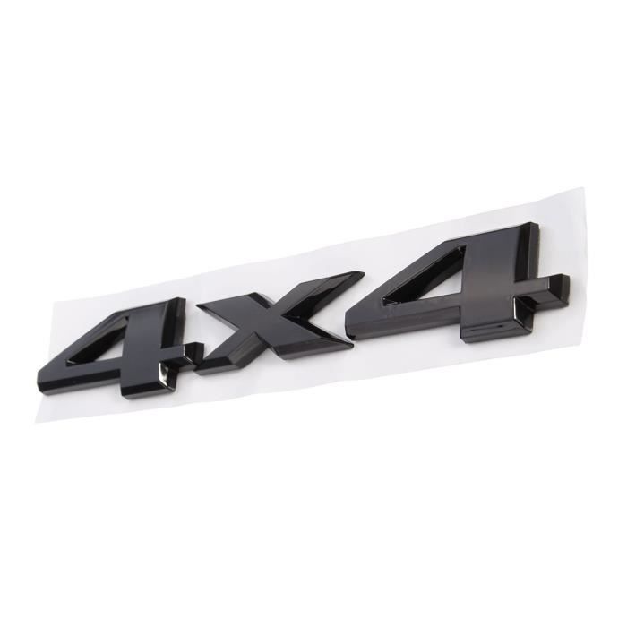 2 x GTI Sticker 3D Voiture Emblème Logo Insigne Métal Badge Autocollant  Décoration Universelle, Noir - Cdiscount Auto