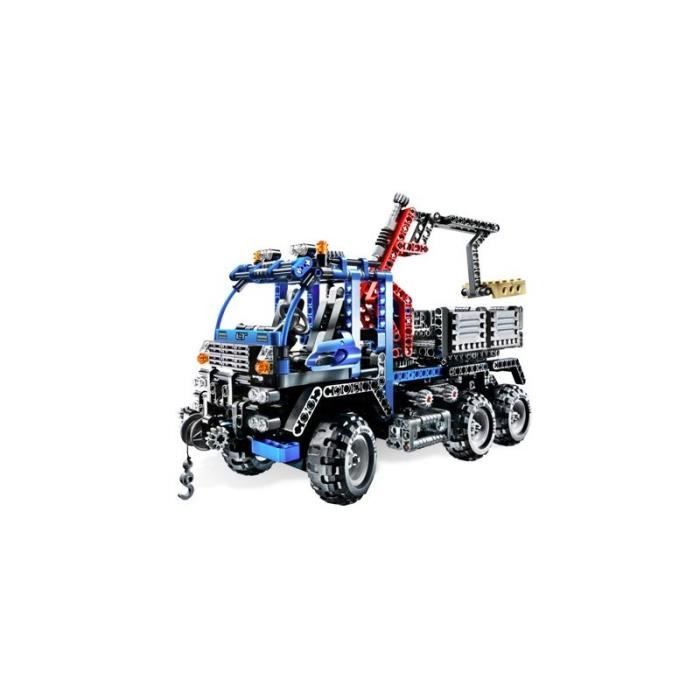 Jeu de construction LEGO Technic 8273 Camion tout terrain Rouge et noir Cdiscount Jeux Jouets
