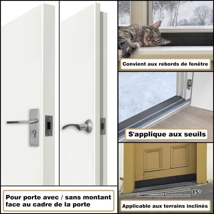 Boudin De Porte Valbadia 120cm - Anti-Courants D'Air Déhoussable | Décoration Tyrolienne