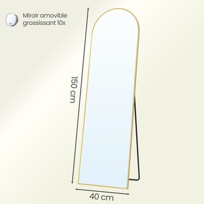 VidaXL Miroir En Bois De Récupération Massif - 70x70 Cm, Style Rustique, Blanc, Pour Salon Ou Salle De Bain