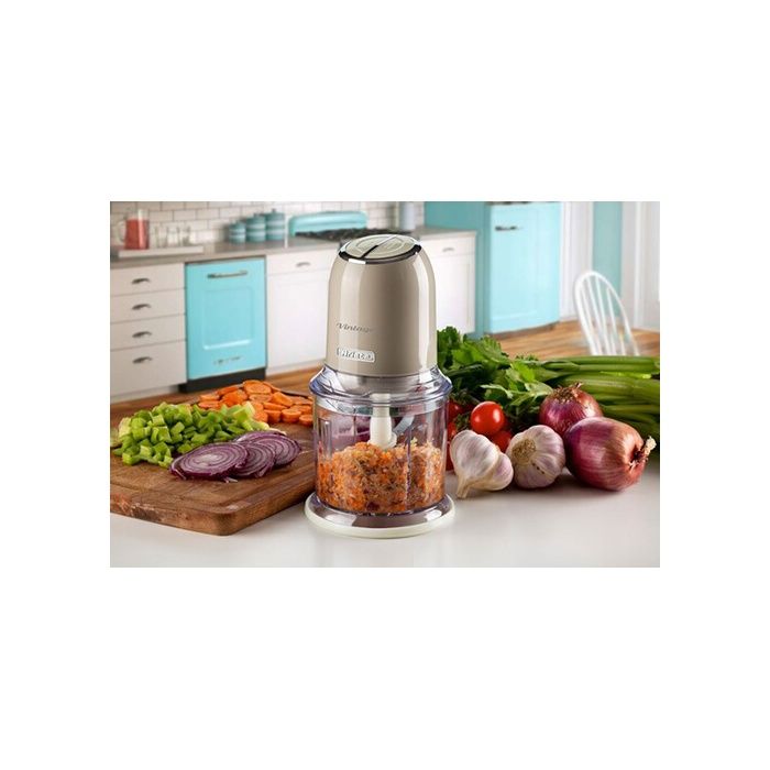 Hachoir à Viande Moulinex Vintage 700W - Couleur Beige / Orange, Modèle 320-2-00