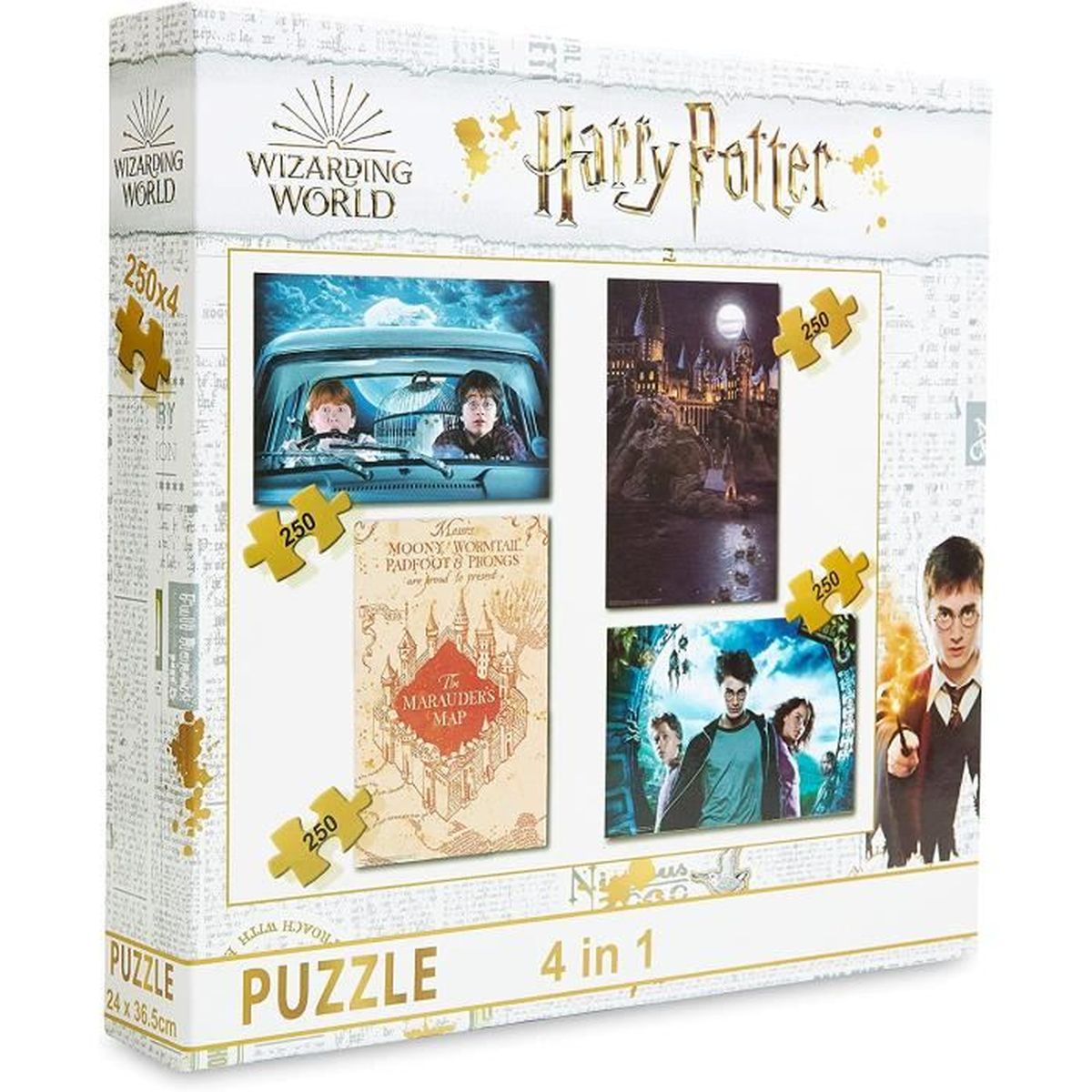 Harry Potter Puzzle, Puzzle 1000 Pieces & Coffret 4 Puzzles Classiques