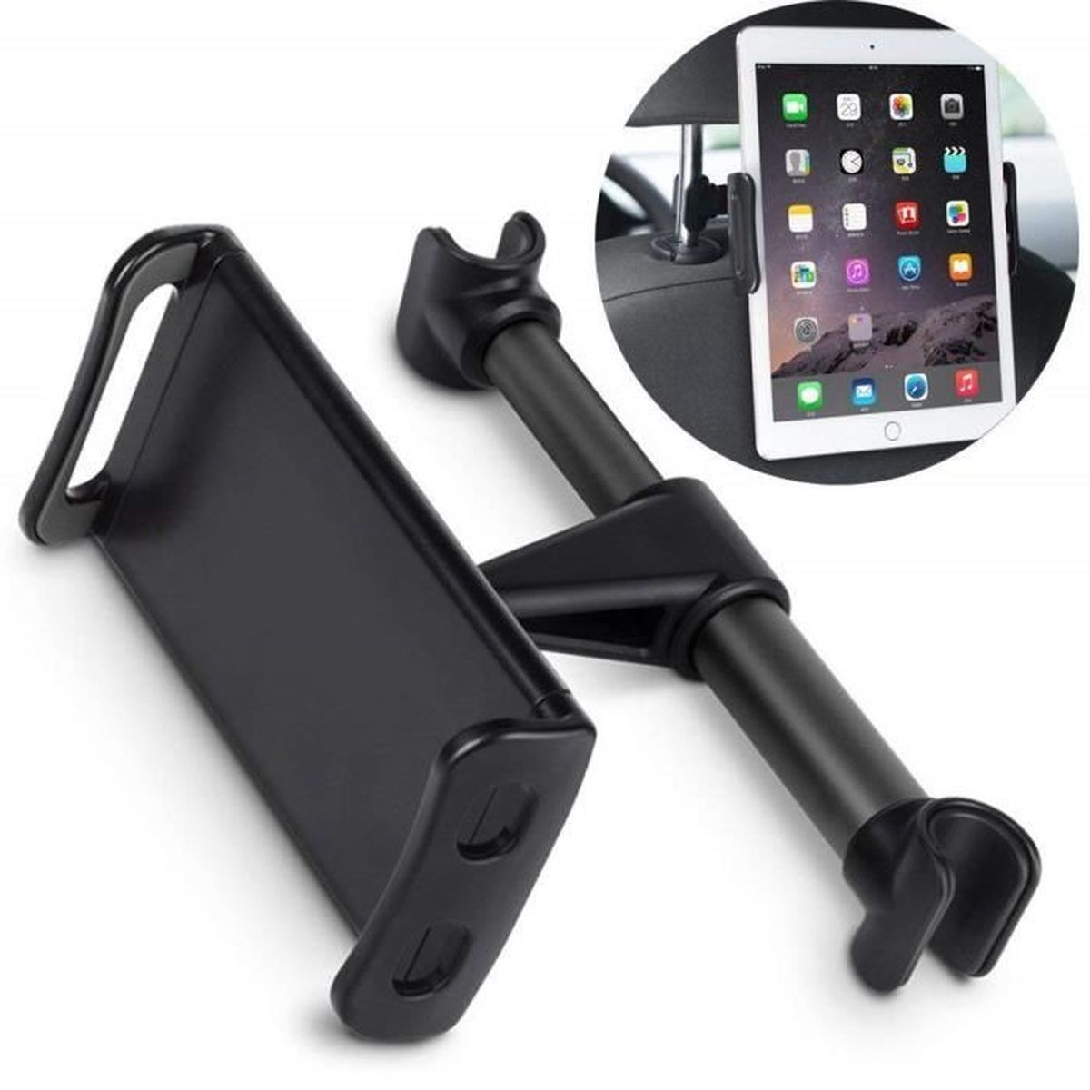 Shot Case Support Voiture Appuie T/Ã/ªte pour IPHONE 7 Plus Smartphone Tablette Magnetique Arriere Enfant Aimant Universel 360 Rotatif