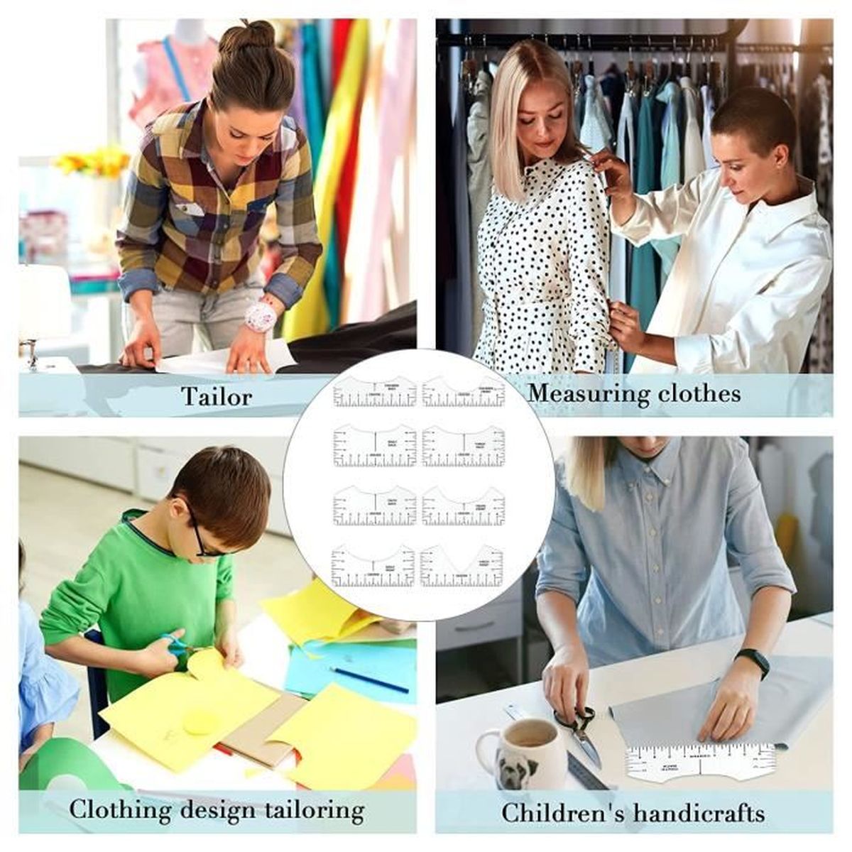 Cunei A Coste In Plastica Nera - 4 Pezzi Per Livellamento Porte, Finestre E Pavimenti - Foto 6