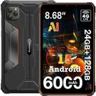 Blackview Active 5 Robuste Tablette Tactile 24Go + 128Go/jusqu'à 2To 8.68" Écran 6600mAh Tablette PC 16MP Double SIM 4G - Orange