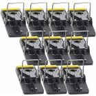 ECELEN 10 pièges à souris professionnels en plastique, hygiéniques et réutilisables