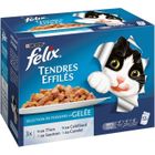 FELIX Tendres Effilés Gelée de poisson - Pour chats adultes - 12x100 g