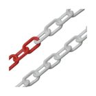 NOVAP Chaine de signalisation plastique sac de 25 mètres (6 - rouge / blanc)