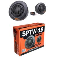 2 SP AUDIO SPTW-18 SP TW18 tweeter avec 25 watts rms 50 watts max de 5,8 cm diamètre profondeur 2,05 cm 90 db spl 4 ohm, par paire