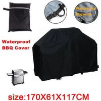  Etanche Housse de Barbecue Protection Anti-UV / Anti-l'humidité Housse Large pour Barbecue Extérieur 170x61x117cm