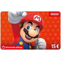 Carte cadeau numérique de 15€ à utiliser sur le Ni