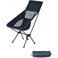 Chaise De Camping Portable - Chaises De Jardin LGRes En Tissu Oxford Pour Adultes Bleu blue