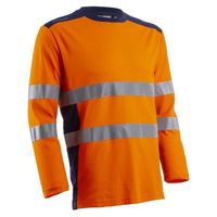T-shirt de travail haute visibilité HV anti-UV Coverguard RIKKA - Orange Fluo