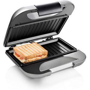 Gaufrier Et Croque-monsieur XXL – 2 En 1, Plaques Amovibles, Format Maxi 120x120, 900W, Facile à Nettoyer