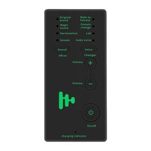 CARTE SON EXTERNE Noir-Mini modulateur vocal Portable avec fonctions