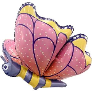 BALLON DÉCORATIF  4D Papillon Ballon Rose, Butterfly Ballon Animal, 