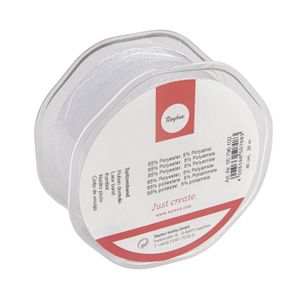 Chal bobine de 3 m/ètres Ruban dentelle blanc largeur 2 cm