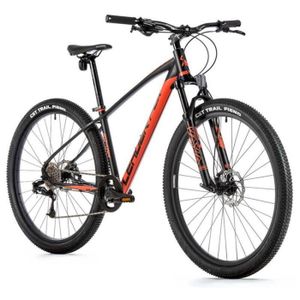 VÉLO ASSISTANCE ÉLEC Vélo électrique VTT musculaire Leader Fox Sonora 2022 - noir/orange mat - 180/188 cm